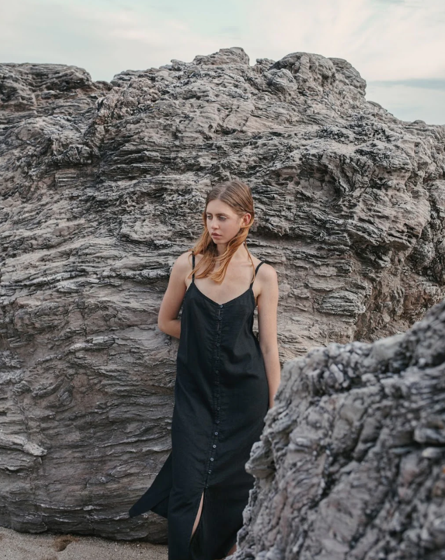 Kaely Russell Birch Dress / Black