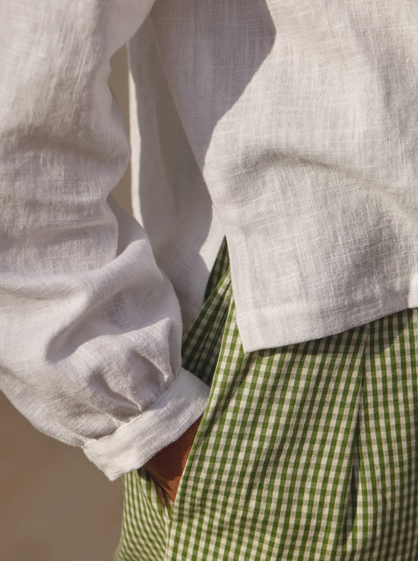 Kaely Russell - Tie shirt /white