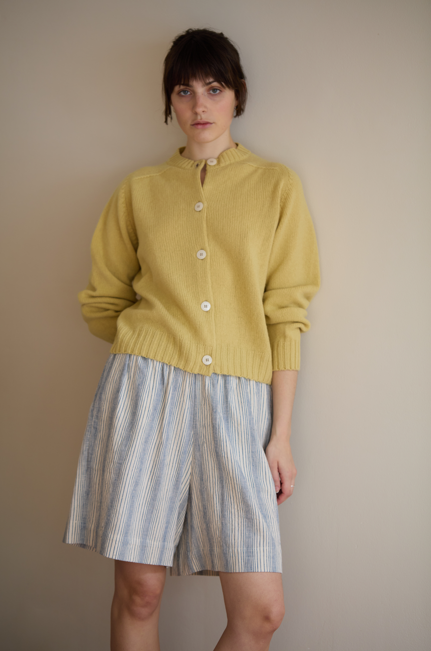 Studio Ren Essential Cardigan / Buttercup Yellow