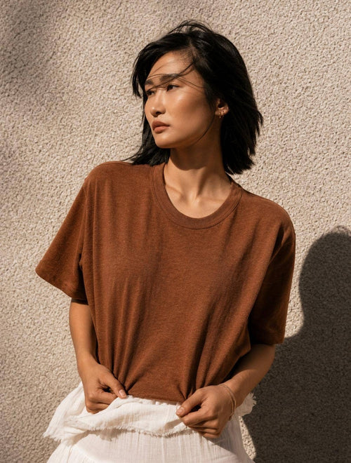A Perfect Nomad Organic Cotton T-shirt / Cafe