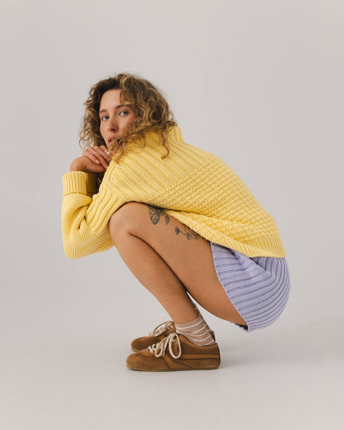 The Knotty Ones Delčia Sweater / Yellow