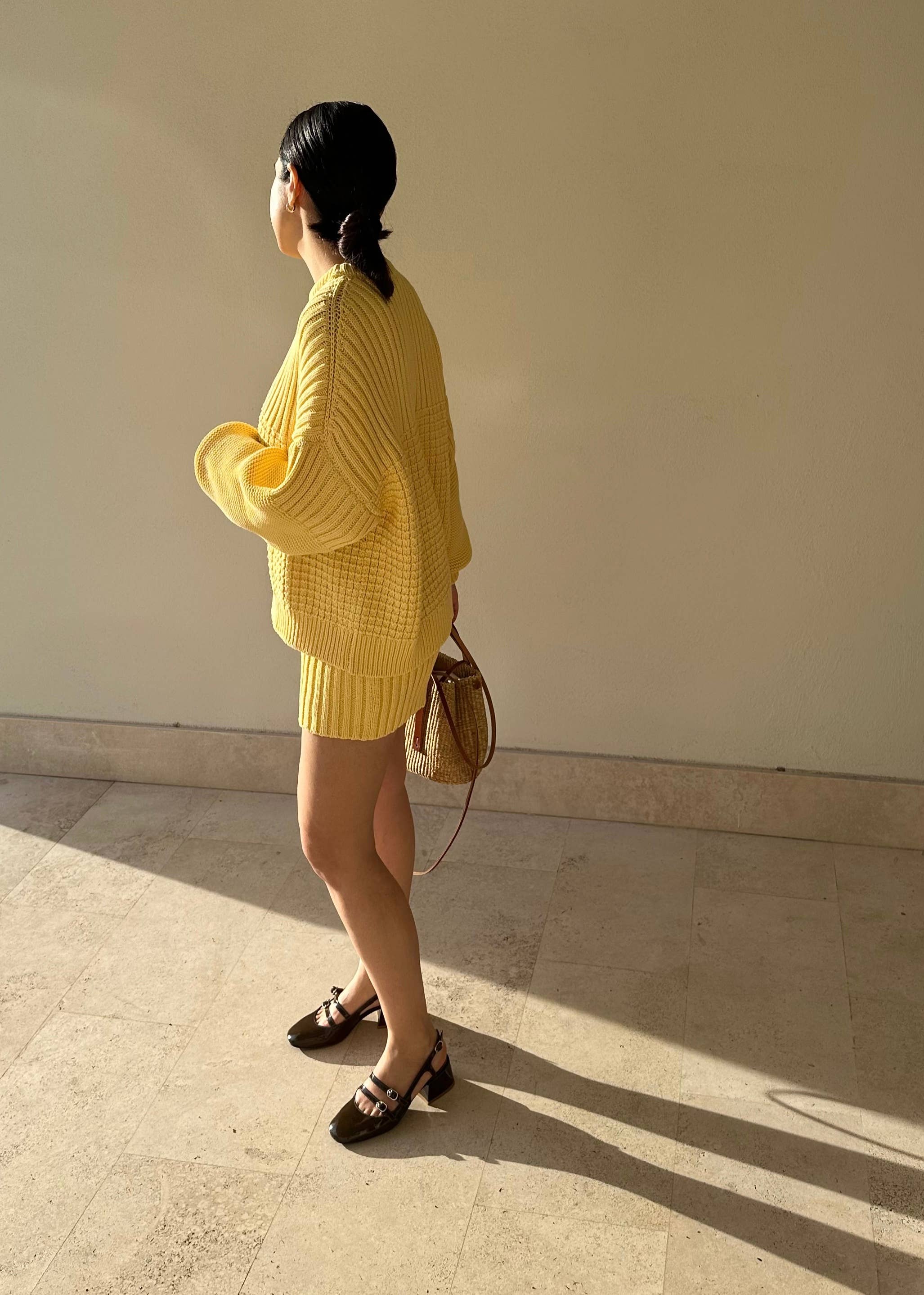 The Knotty Ones Delčia Sweater / Yellow
